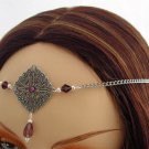 Purple Medieval Renaissance wedding tiara CIRCLET crown