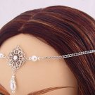 Pearl Renaissance Elvish bridal Medieval CIRCLET crown