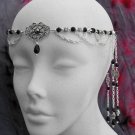 Black Onyx Victorian CIRCLET Wedding Tiara crown diadem