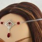 DEEP Red RENAISSANCE Medieval ELVEN tiara CIRCLET crown