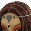 BLACK Renaissance Medieval SCA LARP CIRCLET crown tiara