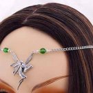 GREEN  Renaissance FAIRY Medieval CIRCLET crown tiara