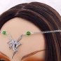 GREEN  Renaissance FAIRY Medieval CIRCLET crown tiara