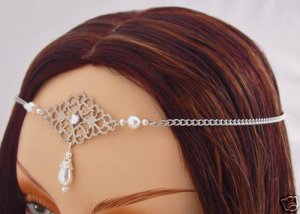 Pearl Renaissance LARP Medieval wedding CIRCLET crown