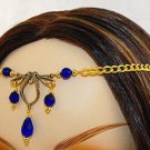 CELTIC Blue medieval ELVEN CIRCLET crown tiara diadem