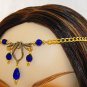 CELTIC Blue medieval ELVEN CIRCLET crown tiara diadem