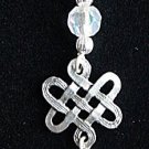 CUSTOM made Celtic Knot knotwork EARRINGS gold silver