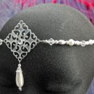 renaissance Pearl Circlet headpiece wedding crown tiara #1605