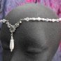 Pearl medieval Circlet head piece wedding crown tiara #1613