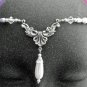 Pearl medieval Circlet head piece wedding crown tiara #1613