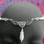 Pearl HEART Circlet renaissance wedding crown tiara SCA #1611