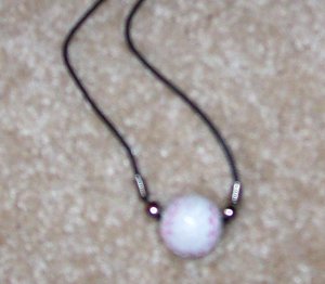BASEBALL LEATHER NECKLACE