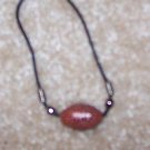 FOOTBALL LEATHER NECKLACE