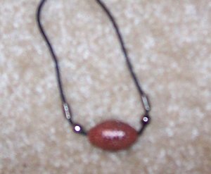 FOOTBALL LEATHER NECKLACE