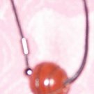 BASKETBALL LEATHER NECKLACE