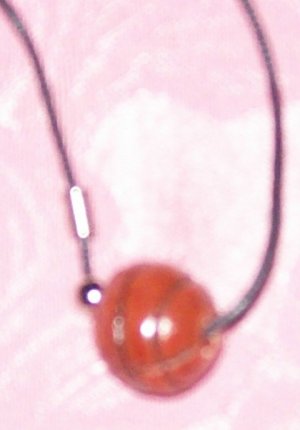 BASKETBALL LEATHER NECKLACE