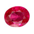 RED  OVAL  RUBY