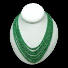 EMERALD  BEAD  NECKLACE