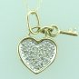 HEART  DIAMOND  NECKLACE