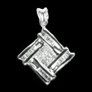 WHITE  GOLD  DIAMOND  PENDANT