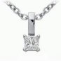 QUARTER  CARAT  WHITE  DIAMOND PENDANT