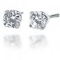 QUARTER  CARAT  WHITE  DIAMOND  STUD  EARRINGS