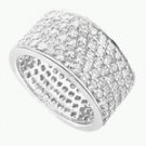 FIVE  CARAT  DIAMOND  WEDDING  RING