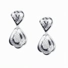 PEAR  SHAPED  DIAMOND  EARRINGS