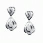 PEAR  SHAPED  DIAMOND  EARRINGS