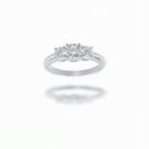 HALF CARAT WHITE DIAMOND ENGAGEMENT RING