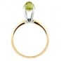 GREEN  GOLD  BULLET  RING