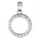 HALF CARAT CIRCLE OF LOVE DIAMOND PENDANT