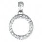 HALF CARAT CIRCLE OF LOVE DIAMOND PENDANT
