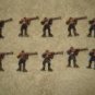 10 Miniature Pirate Rebel Figures Painted Warhammer