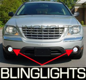 04-08 Chrysler Pacifica White Halo Fog Lamps lights 07