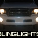 2005-2009 TOYOTA TACOMA WHITE HALO FOG LIGHTS lamps 07
