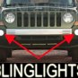 2007-2009 Jeep Patriot Xenon Fog Lamps Lights 07 08