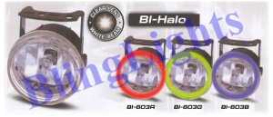 07-09 DODGE CALIBER WHITE HALO FOG LAMPS lights xenon