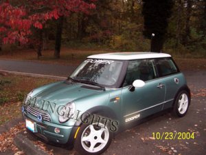2001-2009 BMW Mini Cooper Halo Grille Fog Lamps 06 07