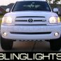 03-09 TOYOTA TUNDRA WHITE HALO FOG LIGHTS 06 07 lamps