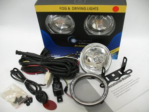 2007-2010 Chevy Avalanche Blue Halo Fog Lamps lights 09