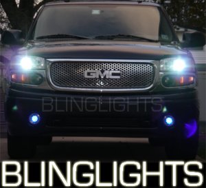 01-08 GMC Yukon 9000K LED Fog Lamps Lights xl 04 05 06