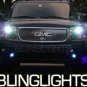 01-08 GMC Yukon 9000K LED Fog Lamps Lights xl 04 05 06