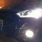 Blue Angel Eye Fog Lamps Halo Driving Lights Kit for Hyundai Veloster Turbo