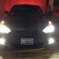 Blue Angel Eye Fog Lamps Halo Driving Lights Kit for Hyundai Veloster Turbo