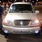 Halo Angel Eye Fog Lights Driving Lamps Kit for 2002-2004 Suzuki Grand Vitara