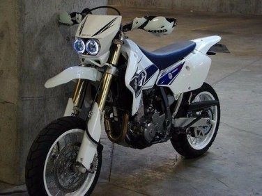 White Angel Eye Headlamp Driving Light Halo Kit for Suzuki DR-Z