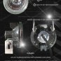 White Halo Fog Lamps Driving Lights Kit for 2008-2014 Dodge Challenger Fr Bumper