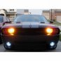 White Halo Fog Lamps Driving Lights Kit for 2008-2014 Dodge Challenger Fr Bumper