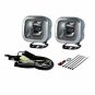 PIAA 410 Intense White 60W Square Driving Light Kit - SAE Compliant